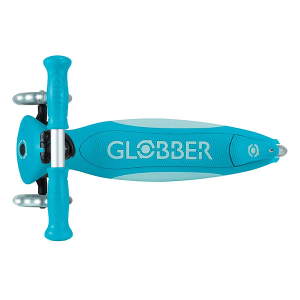 Globber Elite Deluxe Işıklı Scooter Mavi