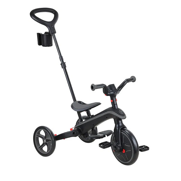 Globber Explorer 4İn1 Katlanabilir Bisiklet Siyah Gri