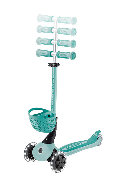 Globber Go Up Baby 360 Scooter (Işıklı) Koyu Mint