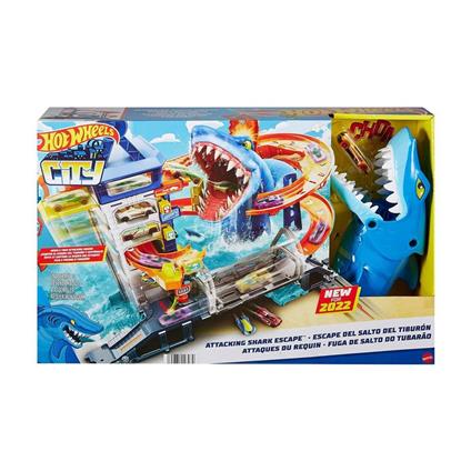 Hot Wheels City Köpek Balığından Kaçış Oyun Seti Hdp06