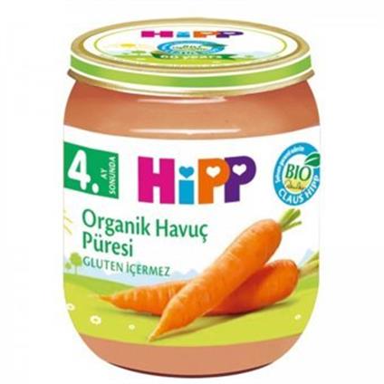 Hipp Organik Havuç Püresi 125 Gr