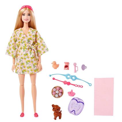 Hkt90 Barbie Wellness - Spa Günü Sarışın Bebek