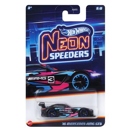 Hlh72 Hot Wheels Neon Yarışlar Temalı Arabalar