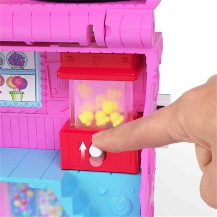 Hnb03 Polly Pocket Pollyville Şeker Dükkanı Oyun Seti