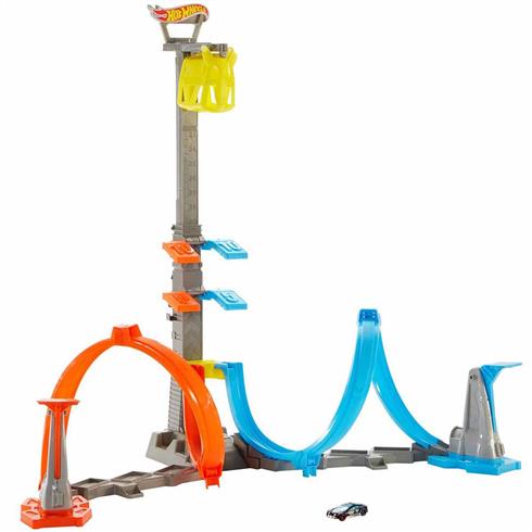 Hot Wheels Dikey Uçuş Heyacanı Yarış Seti Grw39