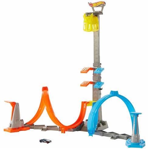 Hot Wheels Dikey Uçuş Heyacanı Yarış Seti Grw39