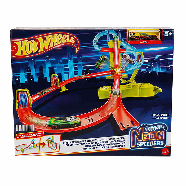 Hot Wheels Neon Yarışlar Çoklu Yarış Heyecan Pist Seti Hpc07
