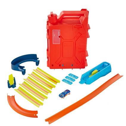 Hdx78 HW Track Builder Benzin Bidonu Akrobasi Seti, Hot Wheels Track Builder