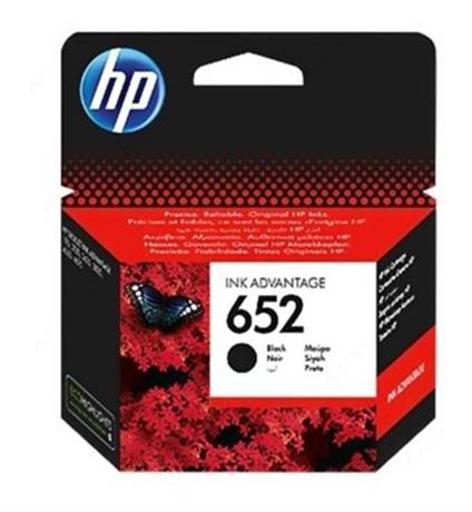 HP 652 F6V25AE Siyah Mürekkep Kartuşu Orijinal
