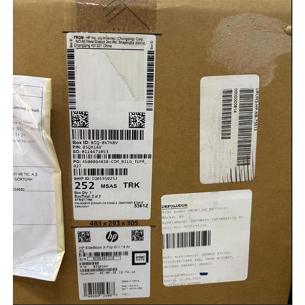 HP Elıtebook X Flıp G1I AI B5QX1AV Intel Ultra 7-258V 32GB 1TB Ssd 14 W11pro (Outlet)