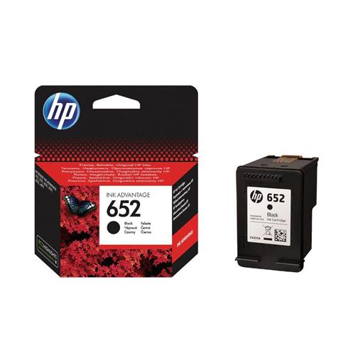 HP 652 F6V25AE Siyah Mürekkep Kartuşu Orijinal