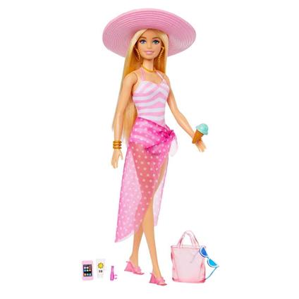 Hpl73 Barbie Plaj Günü Oyun Seti - Barbie