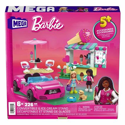 Hpn78 Mega Barbie® Dondurma Standı 226 Parça +6 Yaş