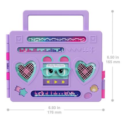 Hrd65 Polly Pocket Radyo Temalı Moda Eğlencesi Oyun Seti
