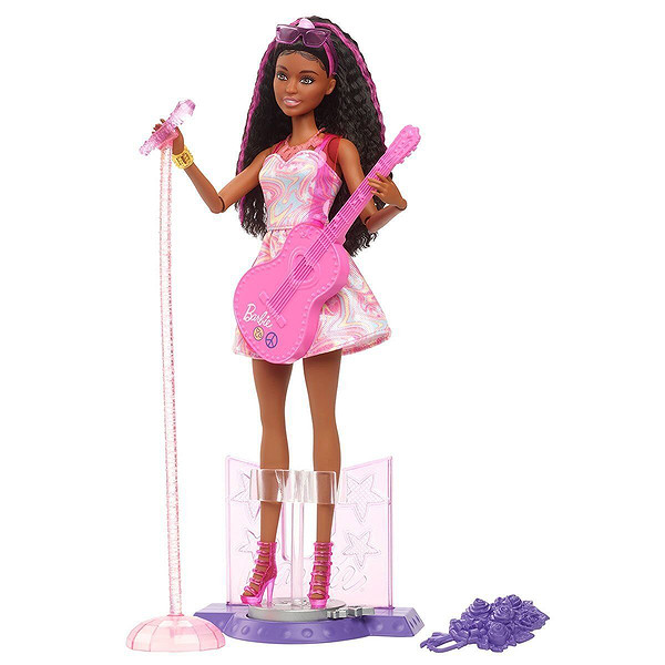 Hrg43 Barbie 65. Yıl Deluxe Kariyer Bebekleri - Pop Yıldızı