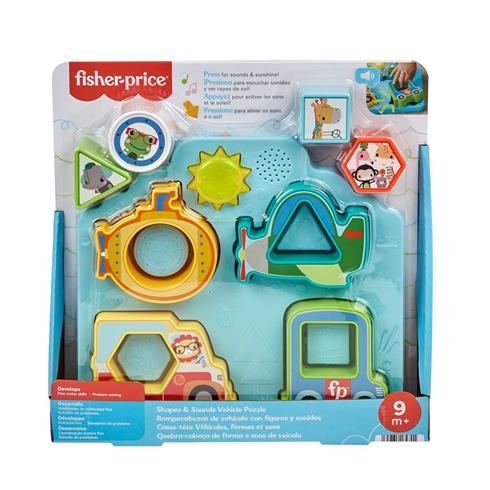 Fisher Price Sesli Ve Işıklı Arabalar Puzzle Hrp31