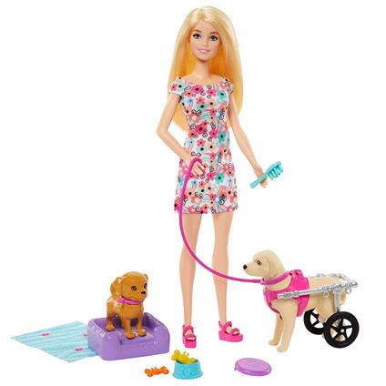 Htk37 Barbie Ve Engelli Köpeği Oyun Seti