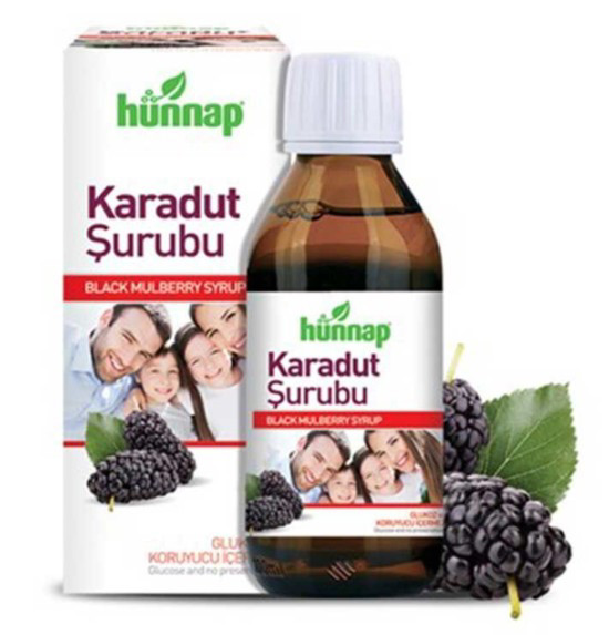 Hünnap Karadut Şurubu 50 Ml