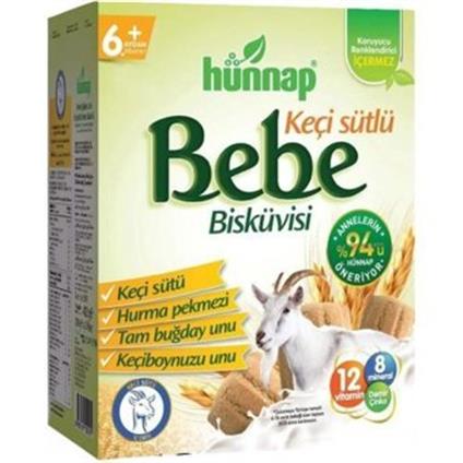 Hünnap Keçisütlü Vitaminli Bebe Bisküvisi 400 Gr