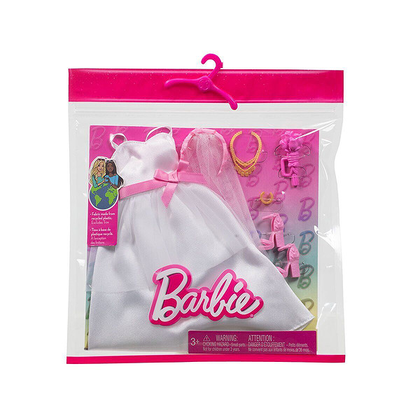 Hwv76 Barbie + Ken Fashion - Gelin Aksesuarları (Bebekler Ürüne Dahil Değildir.)