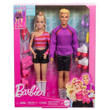 Hxk90 Barbie Ve Ken 65. Yıl 2Li Parti Bebekler