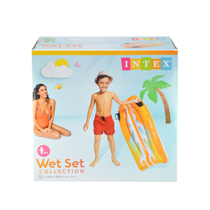 Intex 58165 Renkli Desenli Sörf Tahtası 112 Cm