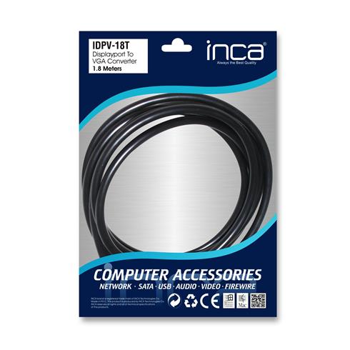 Inca Idpv-18T Dısplay Port TO Vga 1,8MT