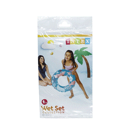 IS59242 Şeffaf Baskılı Simit 61 Cm - Vardem Oyuncak