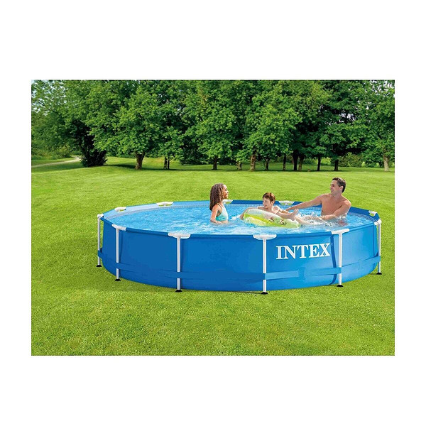 Intex Metal Frame Havuz 366X76 Cm Yuvarlak Aile Havuzu