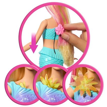 Jdm72 Barbie Büyülü Çiçekler Deniz Kızı - Flower Magic Mermaid