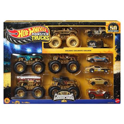 Jdw07 Hot Wheels Monster Trucks Bigfoot Trophy Şampiyonları Araba Ve Kamyon Çokl