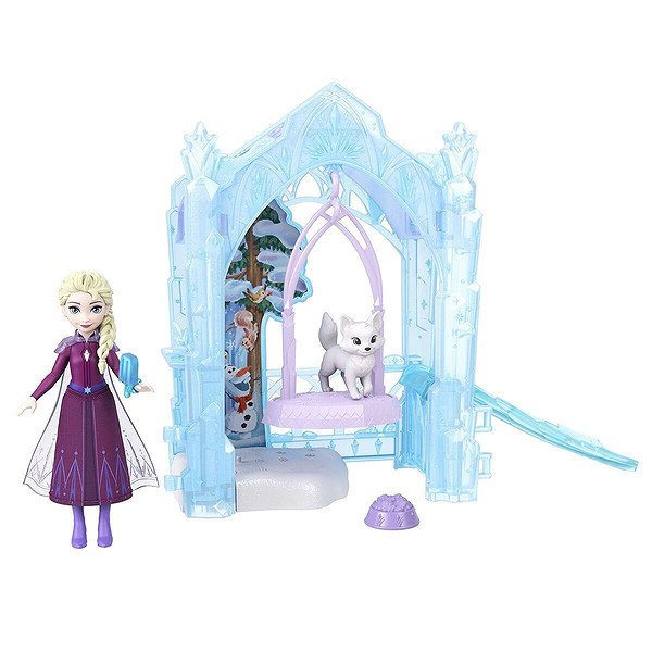 Jfg29 Disney Frozen II Elsanın Mini Buzdan Kalesi