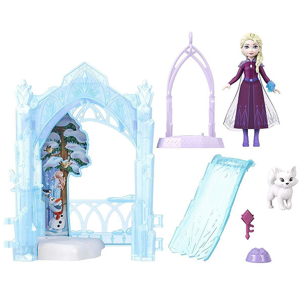 Jfg29 Disney Frozen II Elsanın Mini Buzdan Kalesi