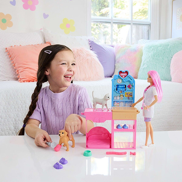 Jfx93 Barbie Ve Veteriner Kliniği Ve Aksesuarları