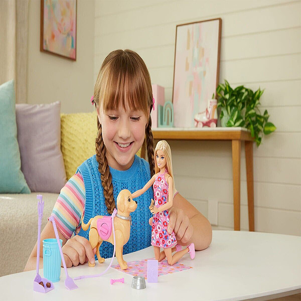 Jjb46 Barbie Ve Köpekçiğin Yürüyüş Zamanı