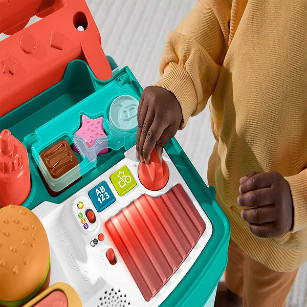 Jlm95 Fisher-Price Eğlen Ve Öğren 4Ü 1 Arada Alışveriş Sepeti Yürüteç