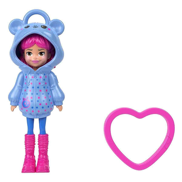 Jmn38 Polly Pocket Kapüşonlu Bebekler