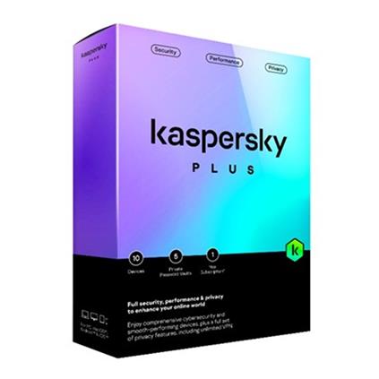 Kaspersky Plus Elektronık Lısans 10 Kullanıcı 1 Yıl