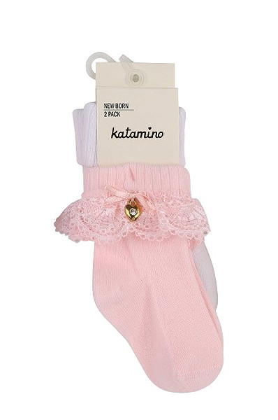 Katamino Amy 2'Li Aks. Bebek Soket K44024 Asorti