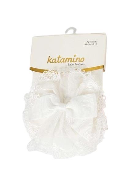 Katamino Kurdele Popo Aks. Kız Bebek Külotlu Çorap K32071 Asorti