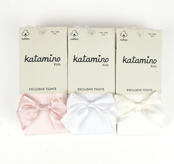 Katamino Nadiya Aksesuarlı Kız Külotlu Çorap 300938 Asorti