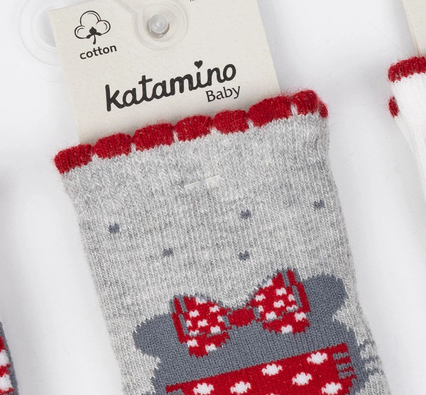 Katamino Pemba Kız Bebek Soket K46361 Asorti