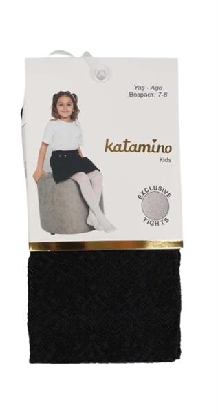 Katamino Sidney Desenli İnce Kız Külotlu K62291 Siyah