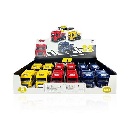 Klx600-345 Sürtmeli Işıklı Müzikli 1:24 Çekici (Tır Kafası)