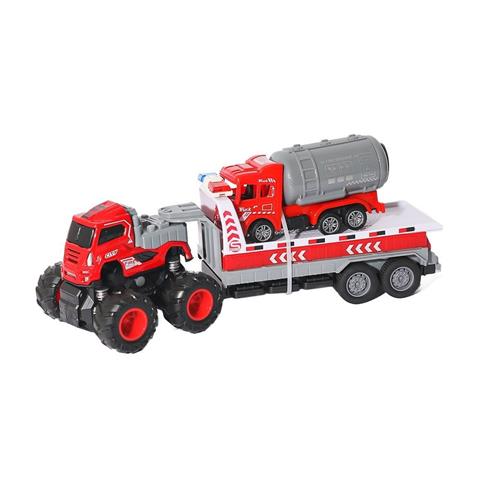 Klx600-363 Sürtmeli Die Cast 4X4 İtfaiye Taşıyan Tır -Vardem