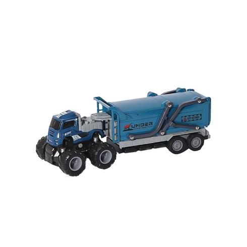 Klx600-377 Sürtmeli Die Cast 4X4 Kapalı Kasa İnşaat Tırı -Vardem