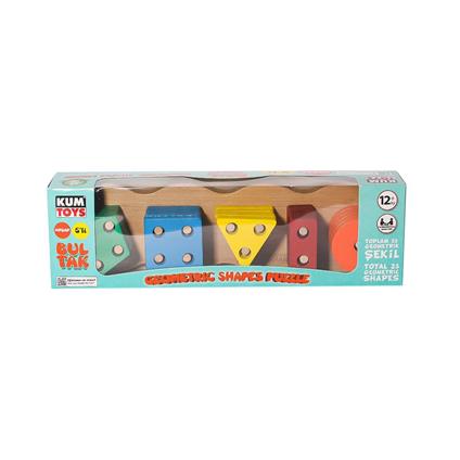 KM5656 Ahşap Beşli Bultak -Kumtoys