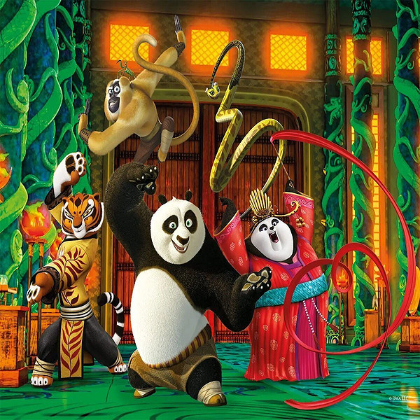 KP 709 Kung FU Panda Puzzle 50 Prç