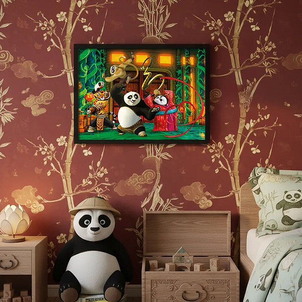 KP 709 Kung FU Panda Puzzle 50 Prç