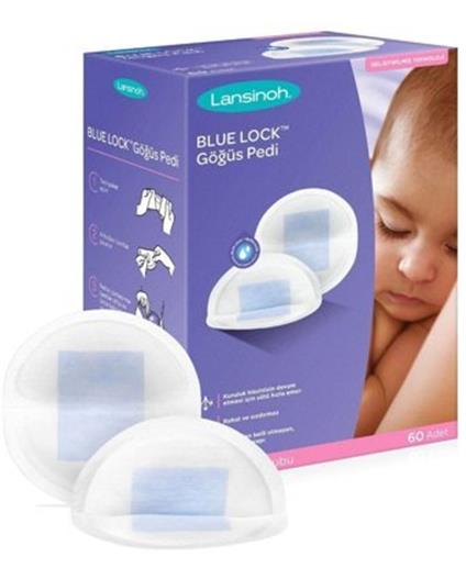 Lansinoh Blue Lock Göğüs Pedi 60 Adet